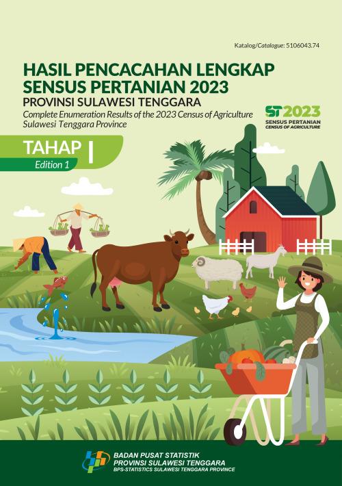 Hasil Pencacahan Lengkap Sensus Pertanian 2023 - Tahap I Provinsi Sulawesi Tenggara